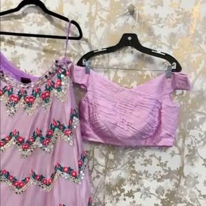 Lavender designer lehenga; Chamee & Palak Inspired